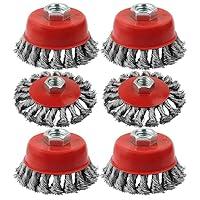 Algopix Similar Product 12 - WENORA 4 Inch Wire Wheel Cup Brush Set