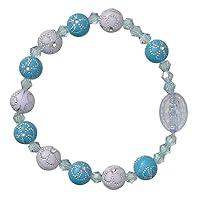 Algopix Similar Product 12 - 8mm Blue Flower Acrylic Childrens