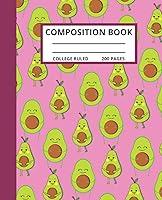 Algopix Similar Product 15 - Avocado Composition Notebook College