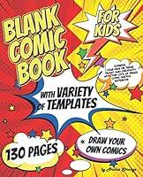 Algopix Similar Product 14 - Blank Comic Book for Kids with Variety