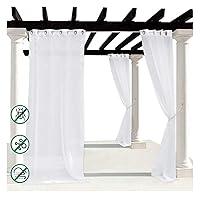 Algopix Similar Product 9 - Sheer Curtains for Patio Waterproof