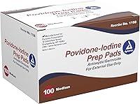 Algopix Similar Product 9 - PVP Iodine Wipes 100-Pack