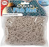 Algopix Similar Product 16 - Pepperell DECTN Cotton Fish Net x 6 feet
