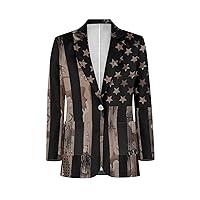 Algopix Similar Product 15 - Dremagia USA Flag Jackets for Men One