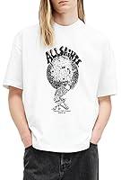 Algopix Similar Product 7 - AllSaints Mens Burden Short Sleeve