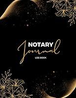 Algopix Similar Product 9 - Notary Journal Log Book  Notary Public