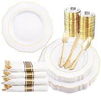 Algopix Similar Product 7 - Liacere 350PCS Gold Plastic