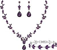 Algopix Similar Product 18 - Barktasia Jewelry Sets for Bridal