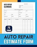 Algopix Similar Product 1 - Auto Repair Estimate Form Book Easy