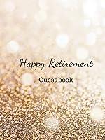 Algopix Similar Product 14 - Happy Retirement Guest book Retirement