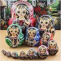 Algopix Similar Product 19 - NMGMJQ Matryoshka Stacking Dolls