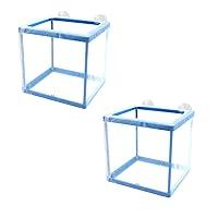 Algopix Similar Product 8 - AQUANEAT Fish Tank Breeder 2 pcs Small