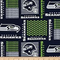 Algopix Similar Product 7 - NFL Cotton Broadcloth Seattle Seahawks