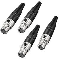 Algopix Similar Product 20 - XMSJSIY 3Pin Mini XLR Connector TA4F