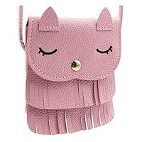 Algopix Similar Product 5 - ZGMYC Cat Tassel Shoulder Bag Small