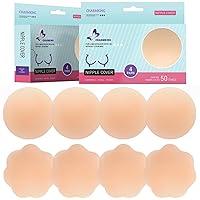 Algopix Similar Product 8 - CHARMKING Nipple Covers 4 Pairs for