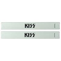 Algopix Similar Product 14 - KISS Men's Logo Wristband One Size White