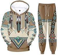 Algopix Similar Product 9 - AMOMA Cosplay Native Indians 2Piece