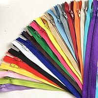 Algopix Similar Product 6 - WKXFJJWZC 40pcs Nylon Coil Zippers