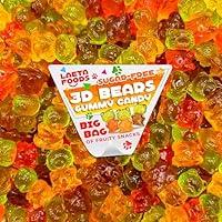 Algopix Similar Product 12 - SugarFree Gummy Bears 3D Candy in