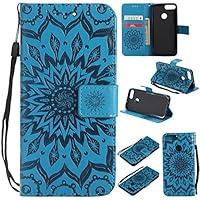 Algopix Similar Product 15 - Leather Wallet Case for Huawei P Smart