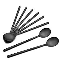 Algopix Similar Product 12 - Soup SpoonKorean Spoons 8 Pieces