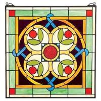 Algopix Similar Product 10 - Stained Glass Panel  Celtic Floral