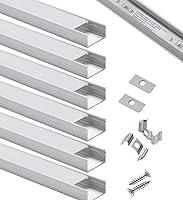 Algopix Similar Product 6 - StarlandLed LED Channel Wide 6Pack
