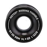 Algopix Similar Product 13 - Notch X-Ring Medium 20mm x 14mm, Black