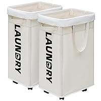 Algopix Similar Product 15 - Goodpick Laundry Baskets with Wheels