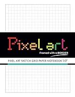 Algopix Similar Product 8 - Pixel Art Sketch Grid Paper Notebook 