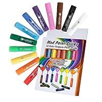 Algopix Similar Product 12 - Mod Paint Sticks 12 Pcs Washable Paint