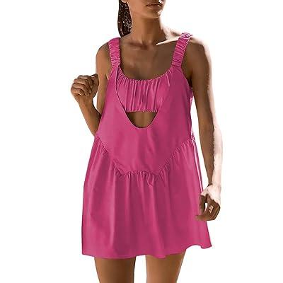 Best Deal for Womens Tennis Dress Built in Bra and Shorts Pockets