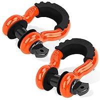 Algopix Similar Product 15 - LIBERRWAY Shackles 34 2 Pack D Ring