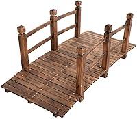 Algopix Similar Product 11 - HAPPYGRILL Wooden Bridge Small Wood
