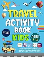 Algopix Similar Product 12 - Travel Activity Book For Kids Ages