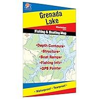 Algopix Similar Product 5 - Grenada Lake Fishing Map