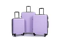 Algopix Similar Product 10 - Luggage Sets3 Piece Suitcase SetABS