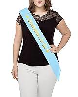 Algopix Similar Product 13 - Grandma to be Sash Light Blue Satin