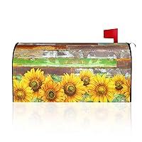 Algopix Similar Product 20 - Sunflowers Mailbox Cover Large Size 21