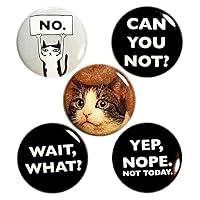 Algopix Similar Product 11 - Sarcastic Cat Magnets for Fridges or