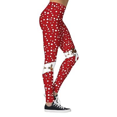 Best Deal for Christmas Yoga Pants for Women Sports Christmas Running