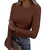 Algopix Similar Product 10 - Cute Shirts Y2K Rib Knit Scoop Neck