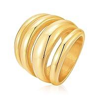 Algopix Similar Product 4 - VNOX Fashion 18K Gold Plated Stainless