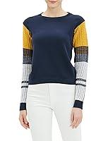 Algopix Similar Product 17 - Cable Stitch Womens ContrastSleeve