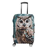 Algopix Similar Product 12 - KLWQR Animal Cute Owl Luggage Cover