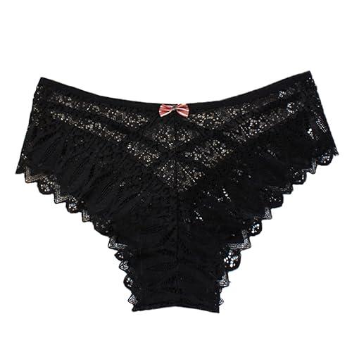 Panties For Women Crochet Lace Lace Up Panty Sexy Hollow Out