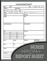 Algopix Similar Product 14 - Nurse Report Sheet Notebook Simplify