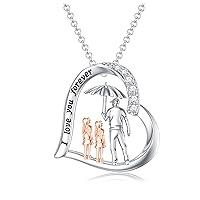 Algopix Similar Product 7 - Dorunmo Father Two Daughter Necklace