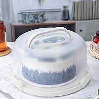 Algopix Similar Product 10 - SETLUX 10in Plastic Cake Carrier with